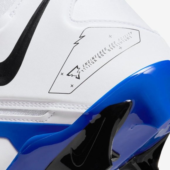 Nike Alpha Menace Pro 3 Mid Men Football Shoe White Blue CT6649-101 NEW Sz 10.5 main image 9